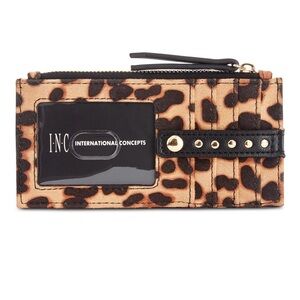 INC. NWT. International Concepts Leopard Print Card Holder